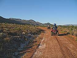 Quad rijden in Elgin valley