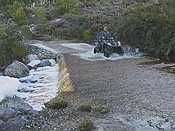 Quad rijden in Elgin valley - Brian, onze gids