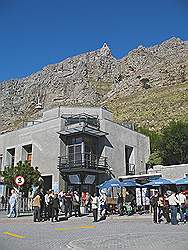 Tafelberg - begin van de kabelbaan