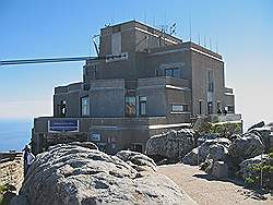 Tafelberg - kabelbaan; bergstation