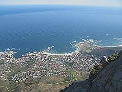 Tafelberg - uitzicht over Camps bay
