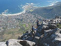 Tafelberg - abseilen; een van de hoogste afdalingen ter wereld