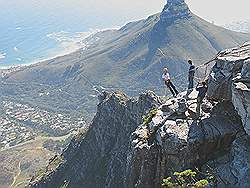 Tafelberg - abseilen; een van de hoogste afdalingen ter wereld