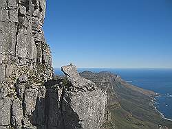 Tafelberg - zicht vanuit de kabelbaan