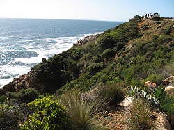 Hermanus - langs de kust tussen Hermanus en Gordon Bay