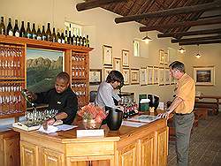 Wijngebied - wijnhuis 'Vergelegen'