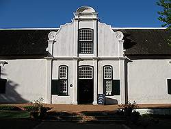 Wijngebied - winery Boschendal