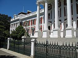 Kaapstad - VOC tuinen; Houses of Parliament
