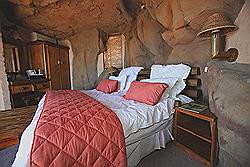 Kagga Kamma - prachtig ingerichte rotskamers van de Bushmen Lodge