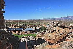 Kagga Kamma - Bushmen Lodge met uitzicht op het dal