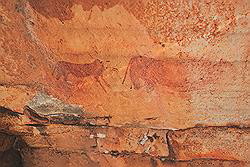 Kagga Kamma - schilderingen van de Bushmen