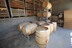 Cederberg - winery; vaten van frans eikenhout