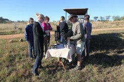 Shibula - ochtend safari; koffie drinken in de vrije natuur