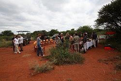 Madikwe - safari; ontbijt in de vrije natuur