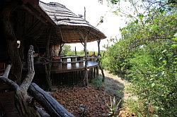 Madikwe - de Madikwe Safari Lodge; het terras