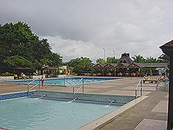 Zwembad van het Sheraton hotel