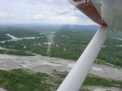 Talkeetna - rondvlucht met een C185 langs mount McKinley