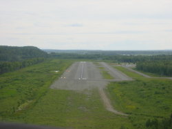 Talkeetna - rondvlucht met een C185 langs mount McKinley; op final