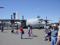 Anchorage vliegshow - Hercules transportvliegtuig