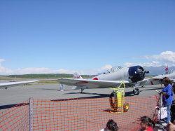 Anchorage vliegshow - Mitsubitshi Zero uit de tweede wereldoorlog