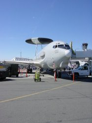 Anchorage vliegshow - AWACS radarvliegtuig