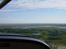 Beaver Air Taxi - landing maken op een verlaten meer