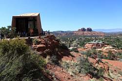 Sedona - kerk midden op de berg