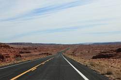 Monument Valley - onderweg van Flagstaff naar Kayenta