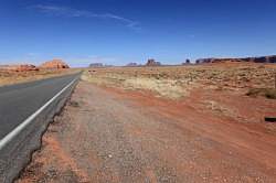 Monument Valley - onderweg van Kayenta naar Bluff fort