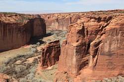 Canyon de Chelly - Sliding House overlook