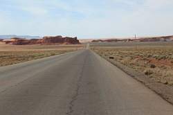 Canyon de Chelly - terugweg naar Kayenta