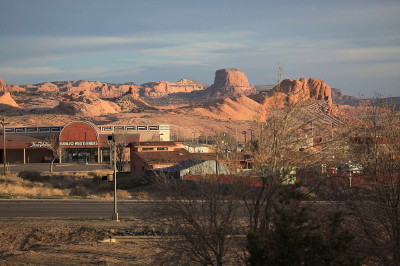 Kayenta - uitzicht vanuit hotel