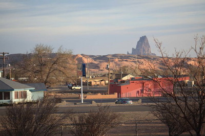 Kayenta - uitzicht vanuit hotel