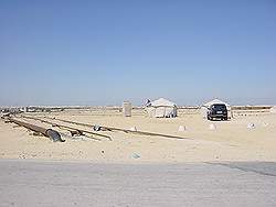 Kamperen in de woestijn