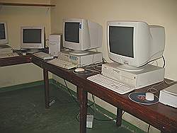 Casa Amsterdam - het computerlokaal