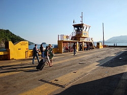 Ilhabela - pont van Ilhabela naar São Sebastião 