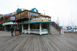 San Francisco - Pier 39; de pier zelf is behoorlijk toeristisch