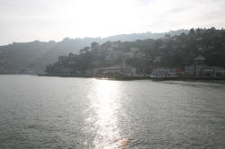 Sausalito vanaf de boot naar San Francisco