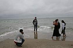 Skagen - het noordelijkste puntje van Denemarken; hier moet iedereen op de foto