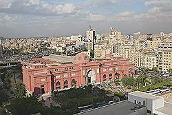 Hilton Hotel - gelegen aan de Nijl; Egyptisch museum