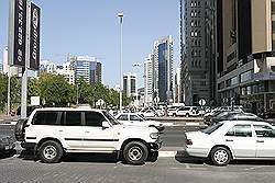 Abu Dhabi - soms net een grote parkeerplaats