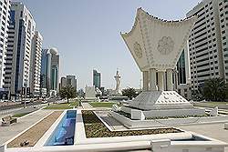 Abu Dhabi - beelden in het centrum