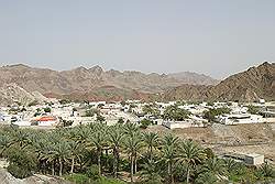 Hatta - uitzicht over het dorp