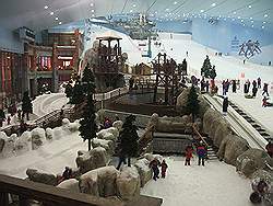 Ski Dubai en Mall of the Emirates