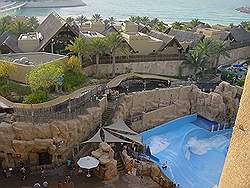 Wild Wadi - gezien vanaf de waterglijbaan