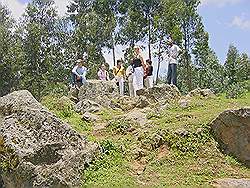 Addis Abeba - uitzicht vanaf berg