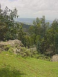 Addis Abeba - uitzicht vanaf berg