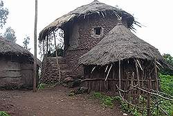 Lalibela - vlakbij de church of St. George