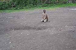 Lalibela - vlakbij de church of St. George