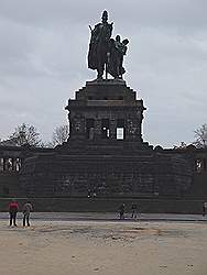 Koblenz - monument ter nagedachtenis aan keizer Wilhelm 1